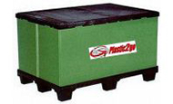 folding plastic bulk containers by plastic 2 go indonesia - one of the best pallet boxes in jakarta